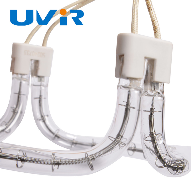150-6000w 3d Shaped Single Tube Clear Infrared Heating Element Tube For Industrial Heating