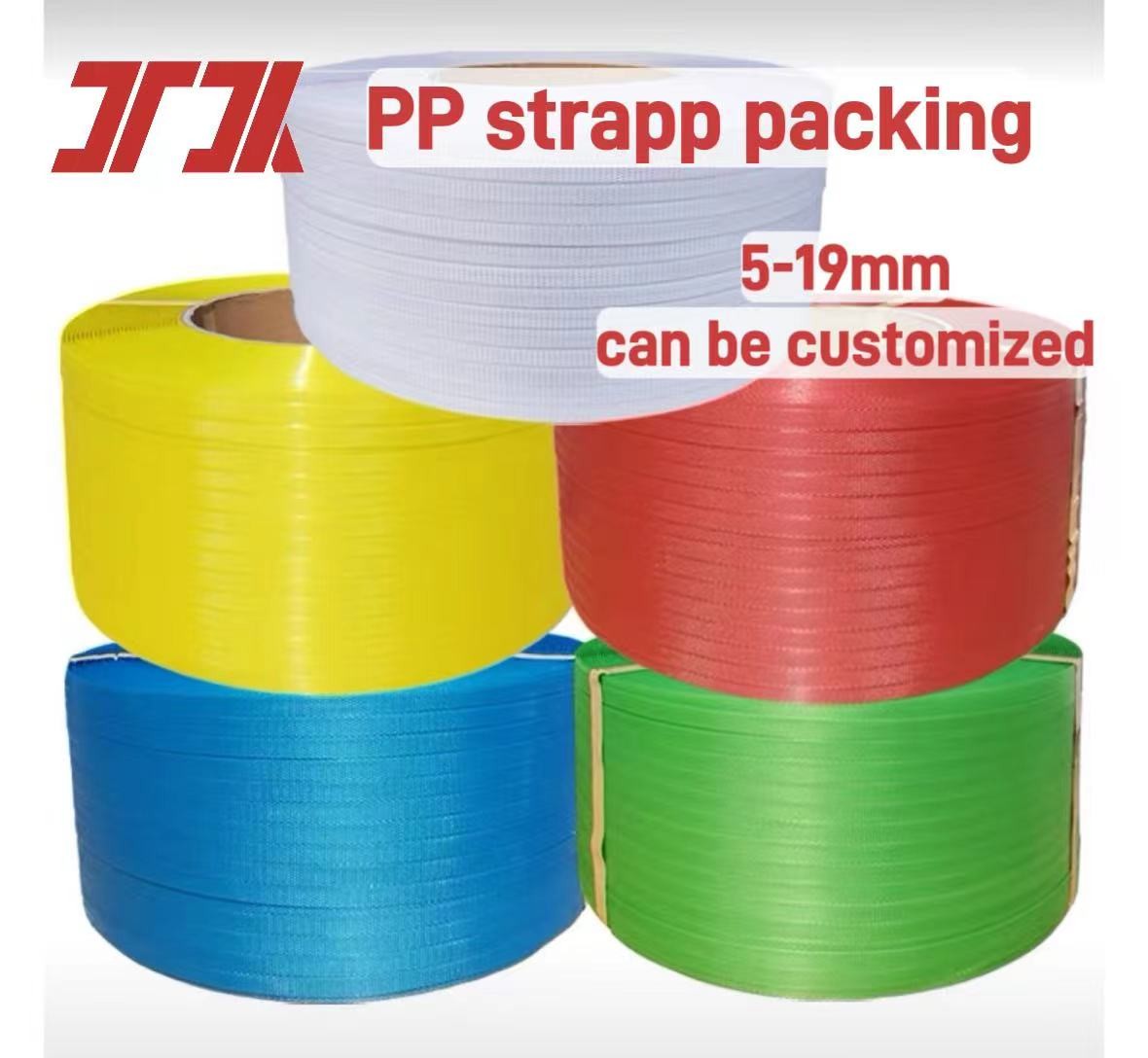 PP Strap Polypropylene Plastic Pet Strapping Band Belt Packing Tape for Box Carton