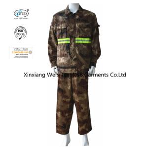 Wholesale Brown Camouflage Long Sleeve NFPA 2112 Fire Retardant Suit from china suppliers