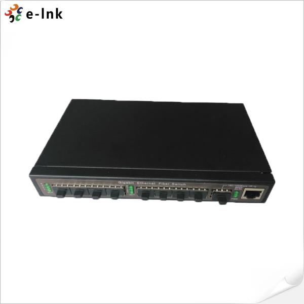 8x100M SFP ports + 1x1000M SFP port /TP port (Combo) uplink Managed Fiber Switch