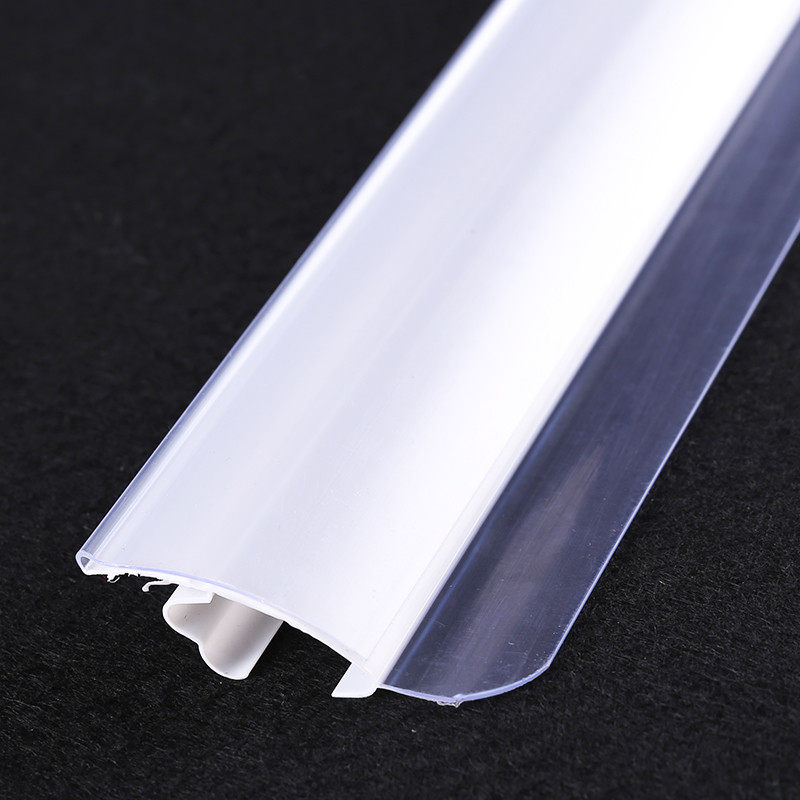 Plastic Price Label Holder For Supermarket Shelf Customized