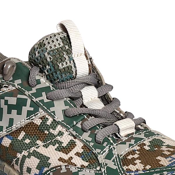 Shengjie Low-top Lace up Soft Sole Fabric Mesh Upper with Air Mesh Lining PU Combat Boots Outsole Outdoor Shoes