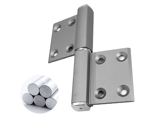 6063-T5 Heavy Duty Aluminum Hinge 4 Hole For 2 Metre Height Door