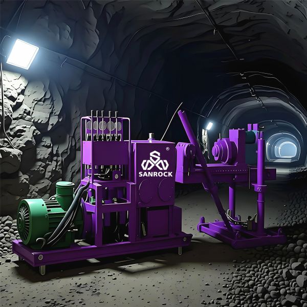 High Maneuverability Core Drilling Rig Horizontal Borehole Drilling Machine Tunnel Core Drilling Rig