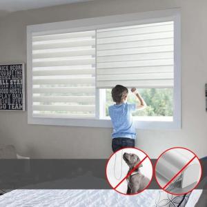 Wholesale Crease Free Cordless Curtain Blinds Zebra Smart Shades Waterproofing from china suppliers