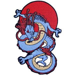 Wholesale Machine Washable Embroidered Dragon Patch With Iron On Backing from china suppliers