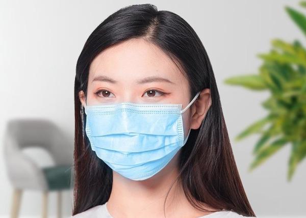 95% Filter Rating Earloop Surgical Face Mask , Medical Face Shield Mask Anti -