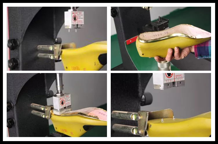 Pneumatic Shoe Insole Nailing Fixing Machine Footwear Making Machine High Safety