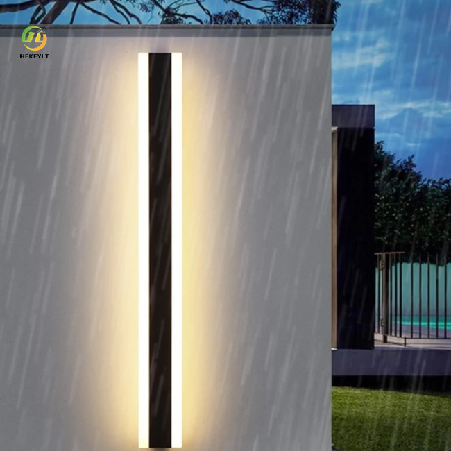 Contemporary LED Wall Light Aluminum Acrylic Waterproof IP65