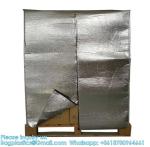 Thermal Hood Moistproof Insulated Pallet Cover With Zipper Pallet Cover Cold
