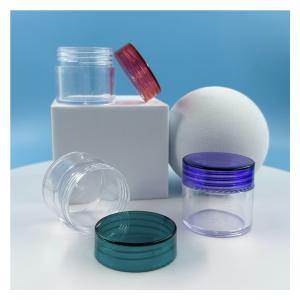 Wholesale Highly OEM Clear Plastic Jars With Colorful Lids 30g Cosmetic Jars for Face Care from china suppliers