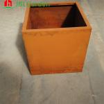 Weather Proof Flower Pot Garden Metal Ornaments Corten Steel Planter Box 1.5m