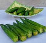 Fresh Okra Dried Fruits Vegetables More Flavor Nutrition Healthy Organic Snacks