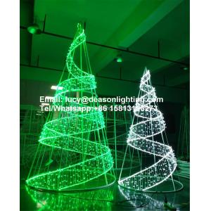 led spiral christmas tree