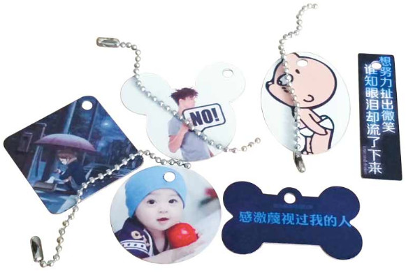 Custom Double Sided Sublimation Blank Metal Dog Tags DIY Sublimation Blank Pets