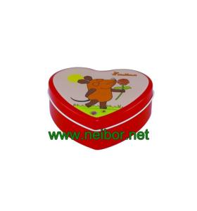 Wholesale heart shape chocolate tin box from china suppliers
