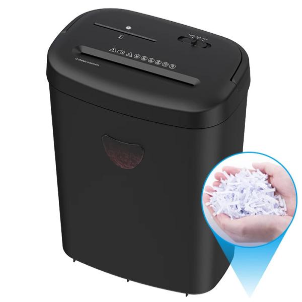 12 Sheets Commercial Paper Shredder CD228P-12 With 220mm Throat Width 25L big