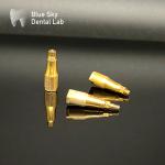 Metal Osstem Implant Scan Body Golden 5mm Hiossen Scan Body