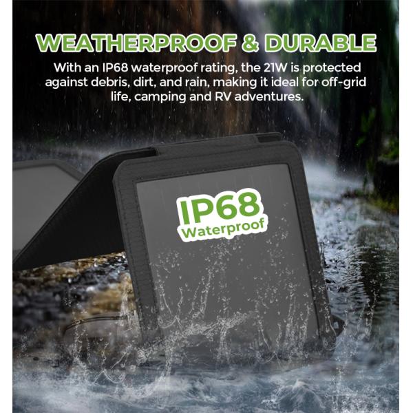 Camping 21W Foldable Sunpower Solar Mobile Charger Portable Solar Panel with USB Port
