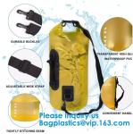 Colored 15Liter Shiny Clear Window Water Proof Dry Bag Ultralight Outdoor