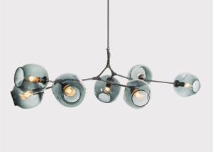 Wholesale Multi Heads Lampshade 15*16.5mm Glass Modern Hanging Light Fixtures from china suppliers