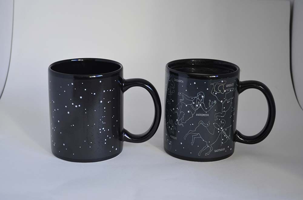 330ML Creative Constellation Magic Coffee Mug Porcelain Discoloration Milk Tea Cup