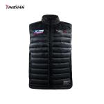 Winter Moto Biker Style Custom Logo Work Wear Uniform Softshell Puffer Vests for