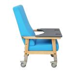 Padded Foam Wooden Healthcare Patient Recliners For Leather Seat And Interior