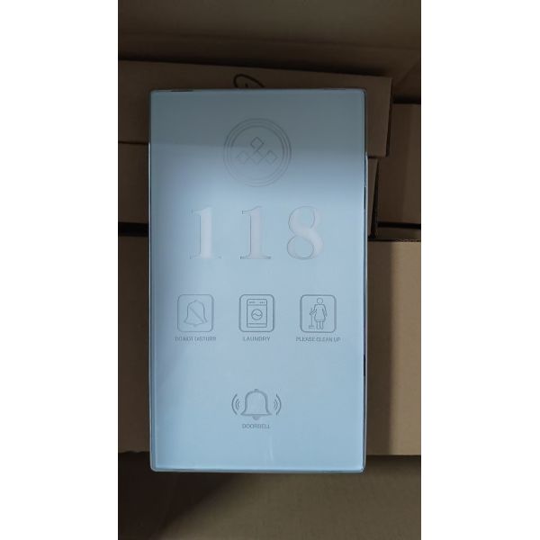 White DND Doorplate