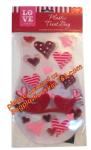 Decorative Candy Cello Bag Valentine's Day Clear Plastic Treat Bag,valentine's
