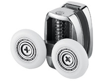23-26mm Diameter Shower Screen Black Sliding Door Rollers Runners Sliding Pulleys
