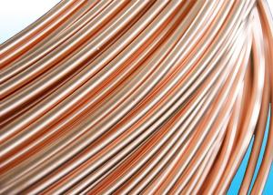 Wholesale Easy To Bend Refrigeration Copper Tube 4.76 * 0.5mm , 25% Elongation from china suppliers