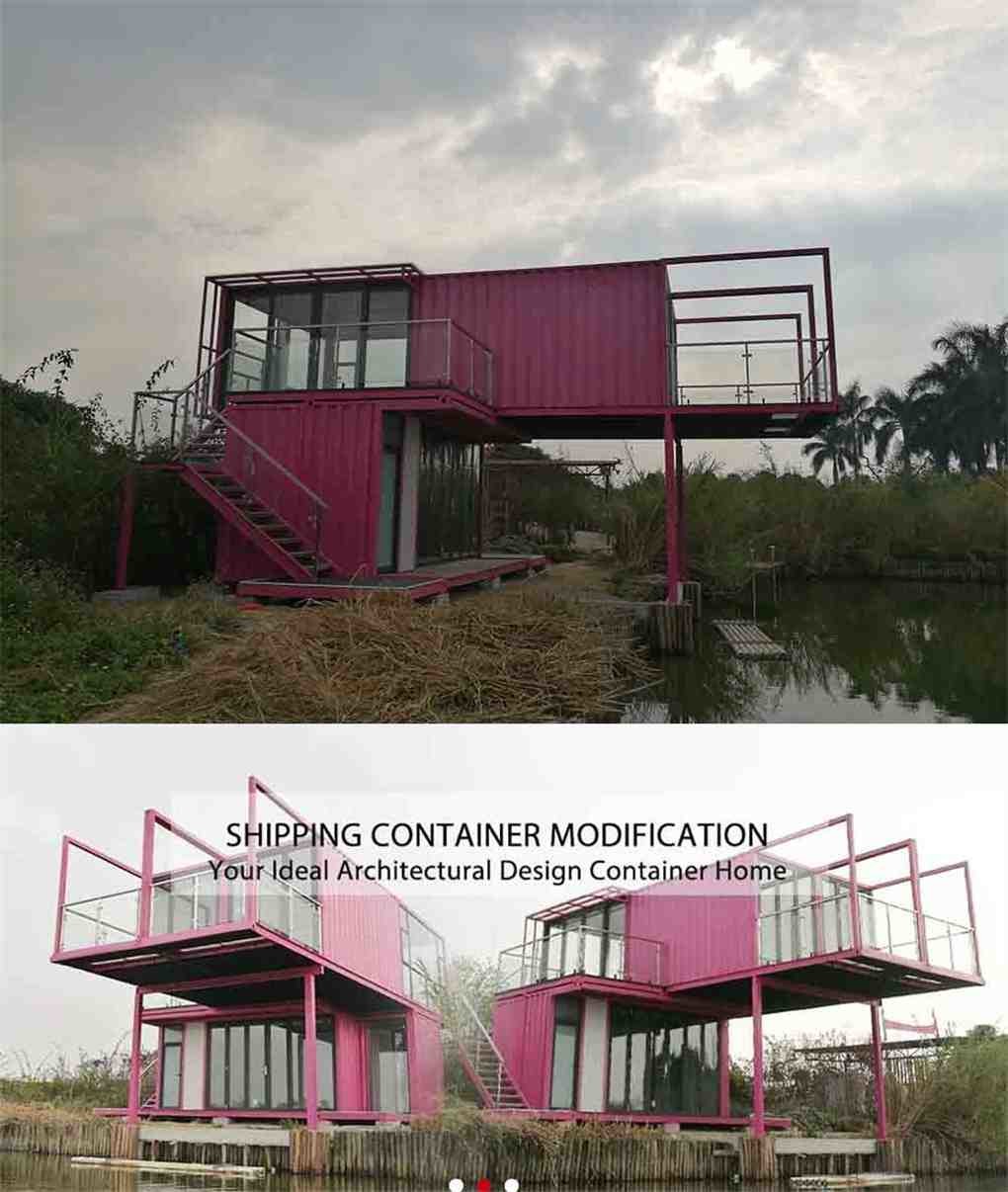 Waterproof One Bedroom Container House With Mobile Home Underskirting