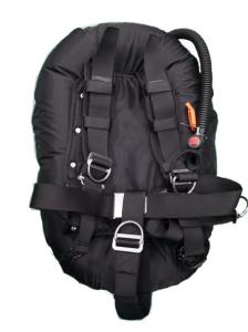 Wholesale CE Small Airbag Wing Style BCD , Wear Resistant Scuba Diving Wing BCD from china suppliers