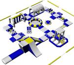 Adult Inflatable Water Play Equipment For Sea / Inflatable Water Park Design
