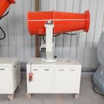 Construction Site Water Mist Cannon Truck With Electrical Control Box Water Tank