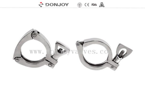 SS304 Sanitary Stainless Steel Sanitary Fittings Clamp 13MHHP-3P Food Grade