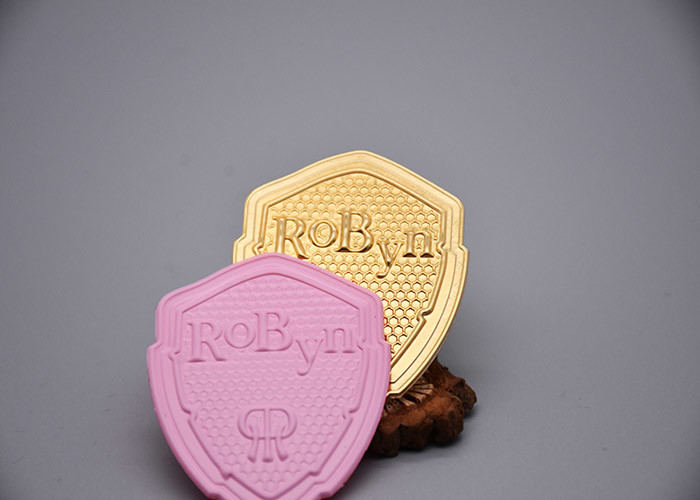 Custom Degradable TPU Badge Molding Heat Embossed Logo For Clothing