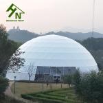 1000-5000 Seater Outdoor Used Giant Dome Tent PU leather cover Shelter