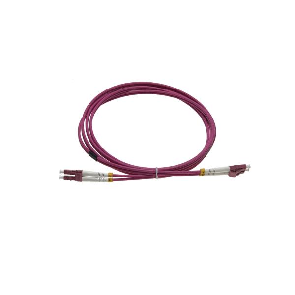 Multimode 2m Duplex Cable Lc To Lc Om4 Fiber Optic Jumpers
