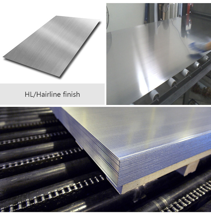 1219x2438 1mm Thick 304 BA no.4 HL Stainless Steel Sheet
