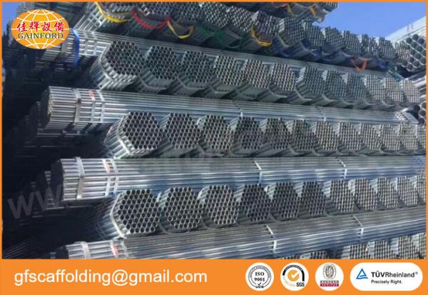 Q345B hot dip galvanized 6 M scaffolding steel pipe tube for Middle east market