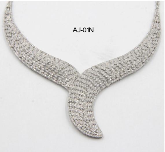 Dinner Party Exquisite 60 Grams 925 Sterling Silver Necklaces For Everyday Wear