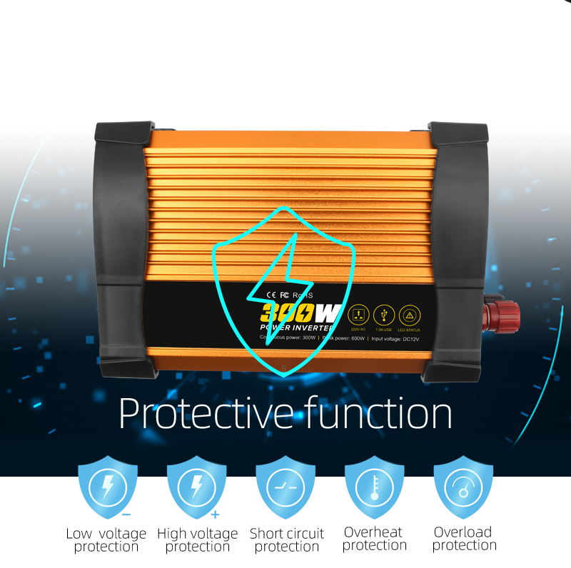 2023 New Arrival Wholesale Price Inverter Solar System 300W Hybrid 12V 24V Supply Price Solar Inverter