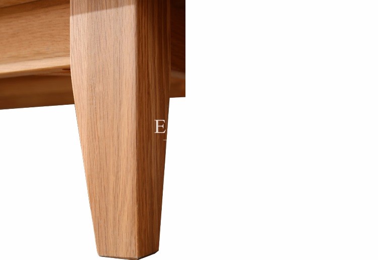Nordic Simple Sliding Doors New Model Oak Wood Modern TV Stand
