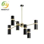 Modern simple Iron 8 Heads pendant light livingroom kitchen bedroom light
