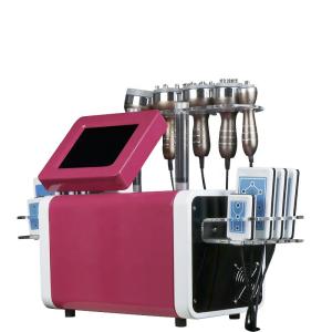 Wholesale 2021 New Arrival 6 In 1 40K Cavitation Vacuum Radio Laser Massager lipo Laser Slimming Machine from china suppliers