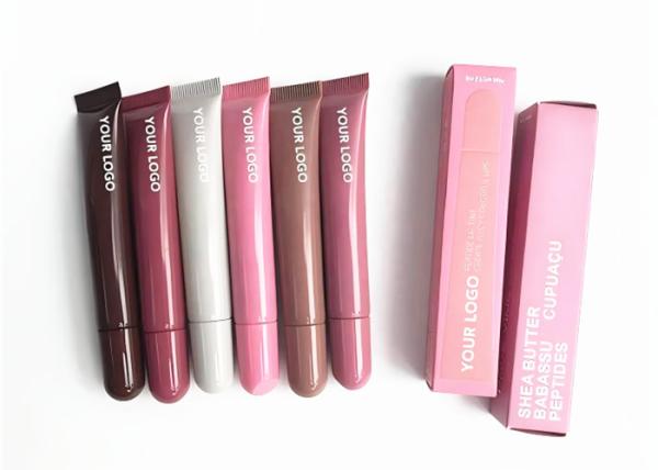 Quality 10ml 15ml 20ml PE Extruded Lip Gloss Hose Beautiful Plastic Tube Packaging for sale