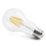 E27 2W-10W 85-265V AC Filament Full Milky Glass A60 warm white LED Bulb