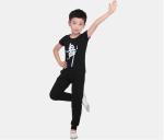 2018 nuevo chico de baile latino traje conjuntos niños Latina Camisa +